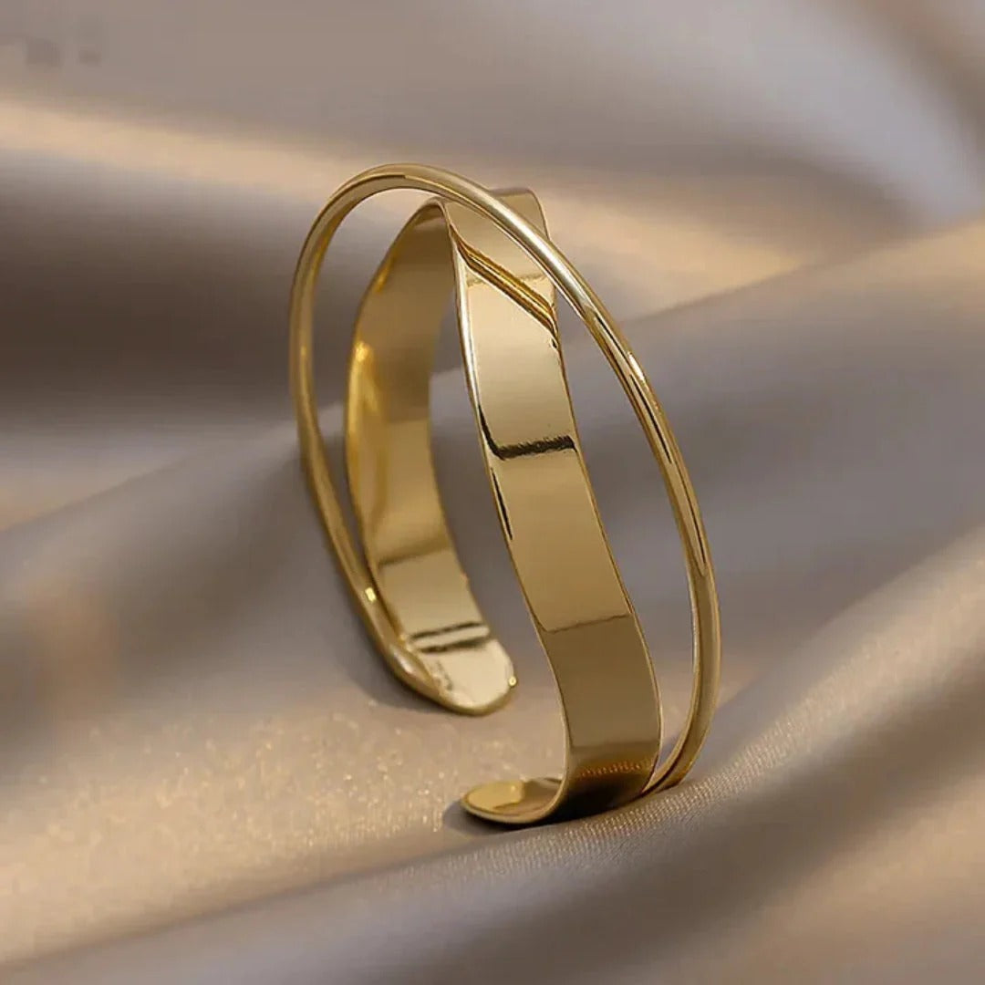 Bracelet Classique en Or – Élégance et Simplicité - Isabelle