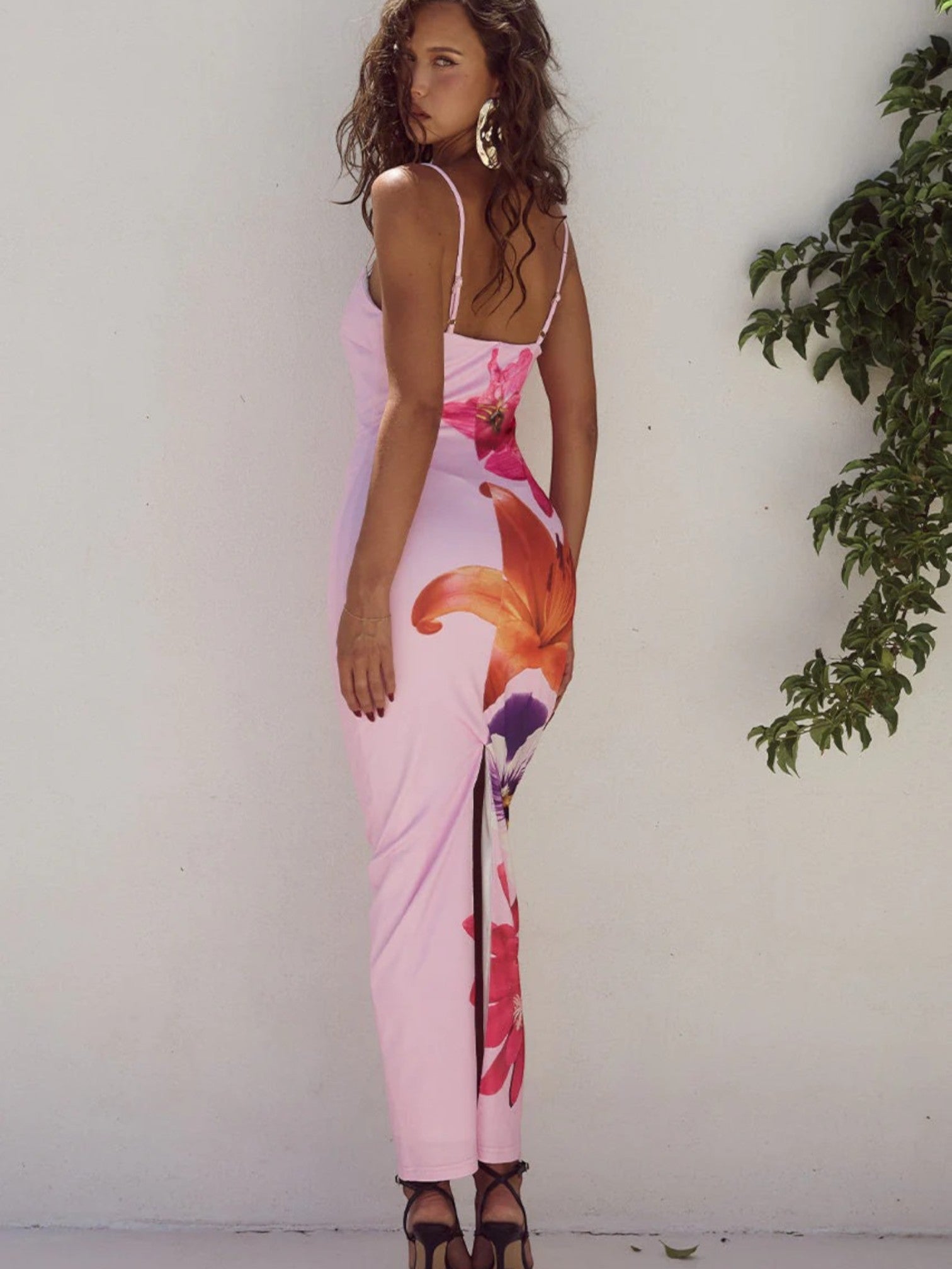 Chloé – Robe D’Été Longue À Fleurs Pour Femme – Maxi