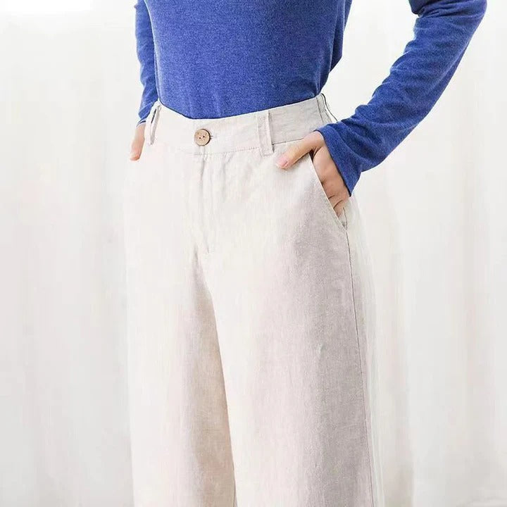 Pantalon Femme Classique à Jambes Évasées – Élégance & Confort – BelleFlare