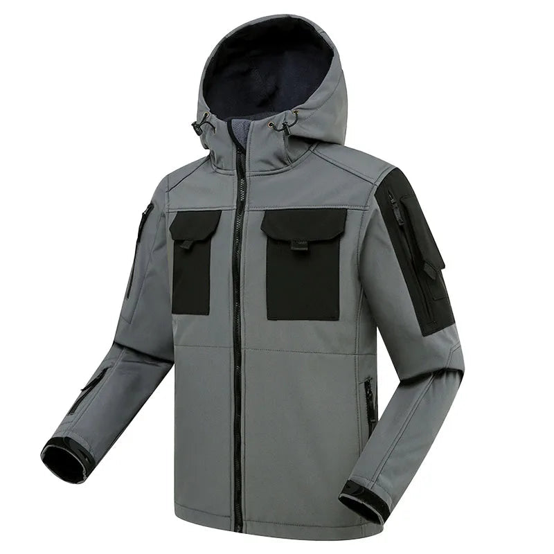 Nordfall - Ensemble Outdoor Cargo Imperméable et Coupe-Vent pour Hommes, Veste et Pantalon