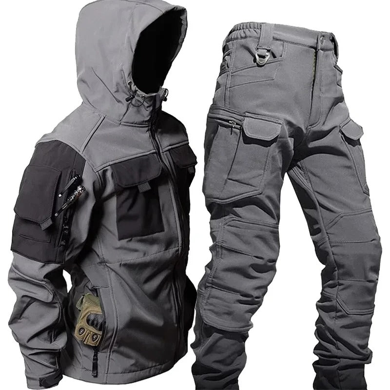 Felesty_Stijlvolle_waterdichte_cargo_outdoor_heren_set_met_capuchon_grijs_1.jpg