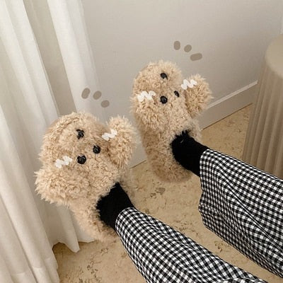 Chaussons Animaux Douillets en Peluche – Confort et Fantaisie – CozyPaws