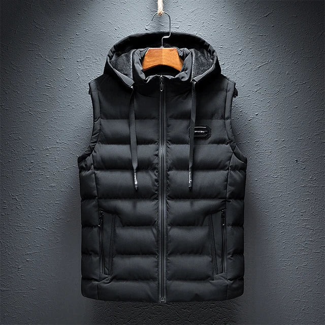 René - Gilet Doudoune à Capuche pour Homme - Léger & Chaud pour Toute Saison