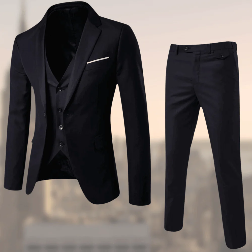 Costume Finn pour Homme – Ensemble Trois-Pièces avec Gilet, Élégance et Style