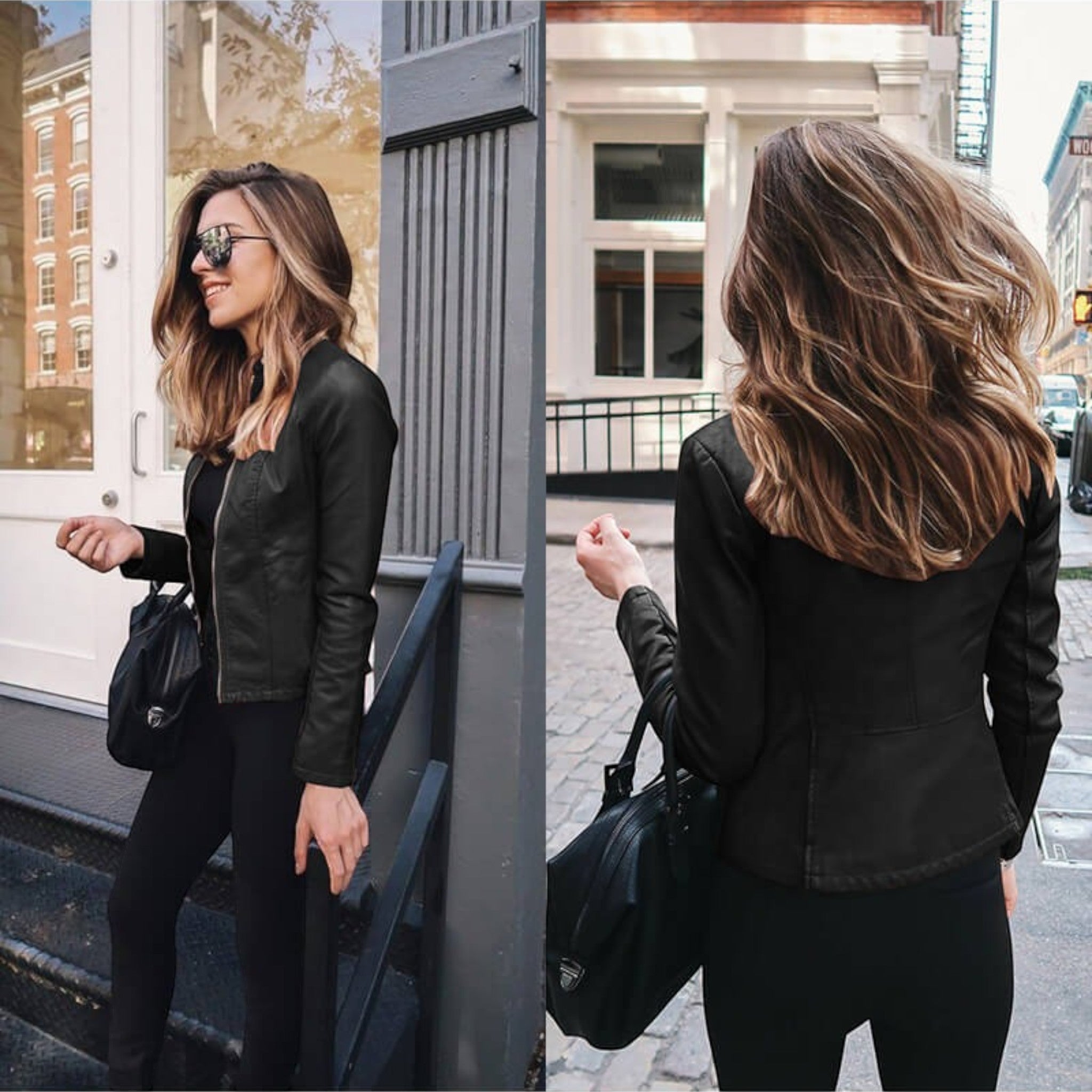 Amira | Veste De Motard Chic Ajustée Pour Femmes