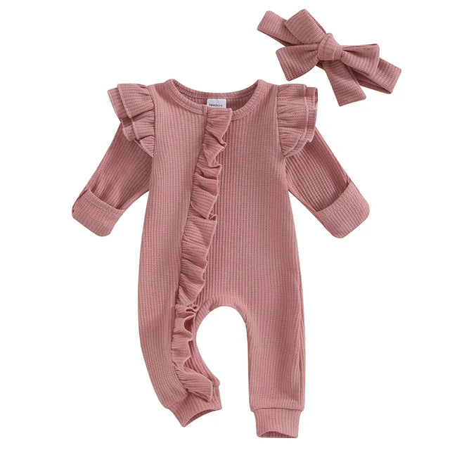 Sophie - Combinaison Bébé à Volants, Douce et Avec Détails Ludiques