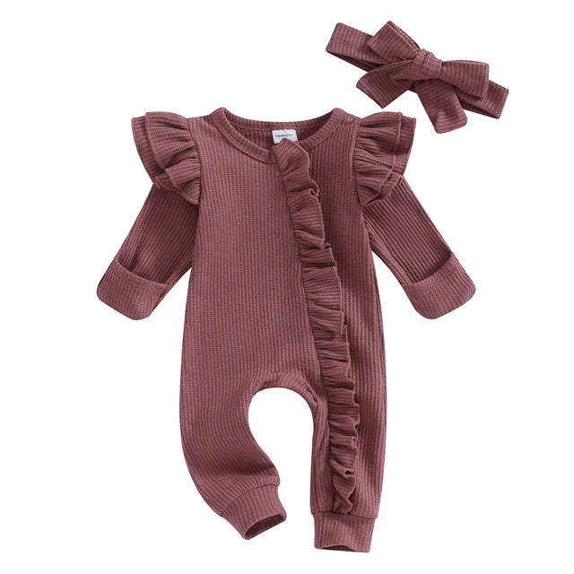 Sophie - Combinaison Bébé à Volants, Douce et Avec Détails Ludiques