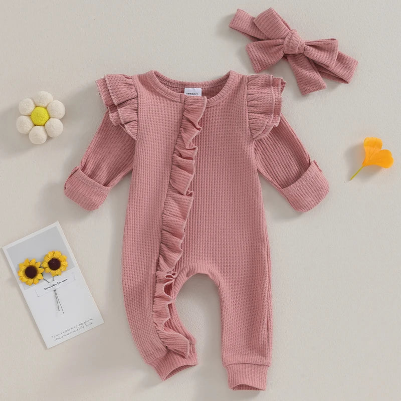 Sophie - Combinaison Bébé à Volants, Douce et Avec Détails Ludiques