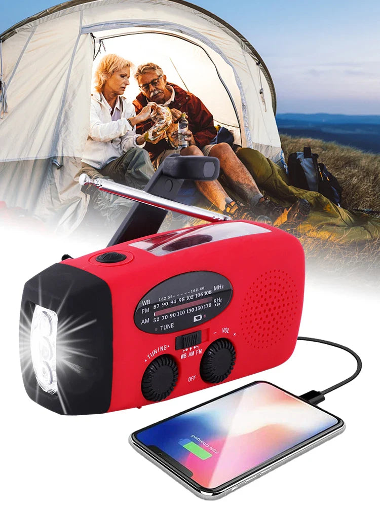 Radio d’Urgence Multifonction – Soyez Toujours Préparé – AlertMate