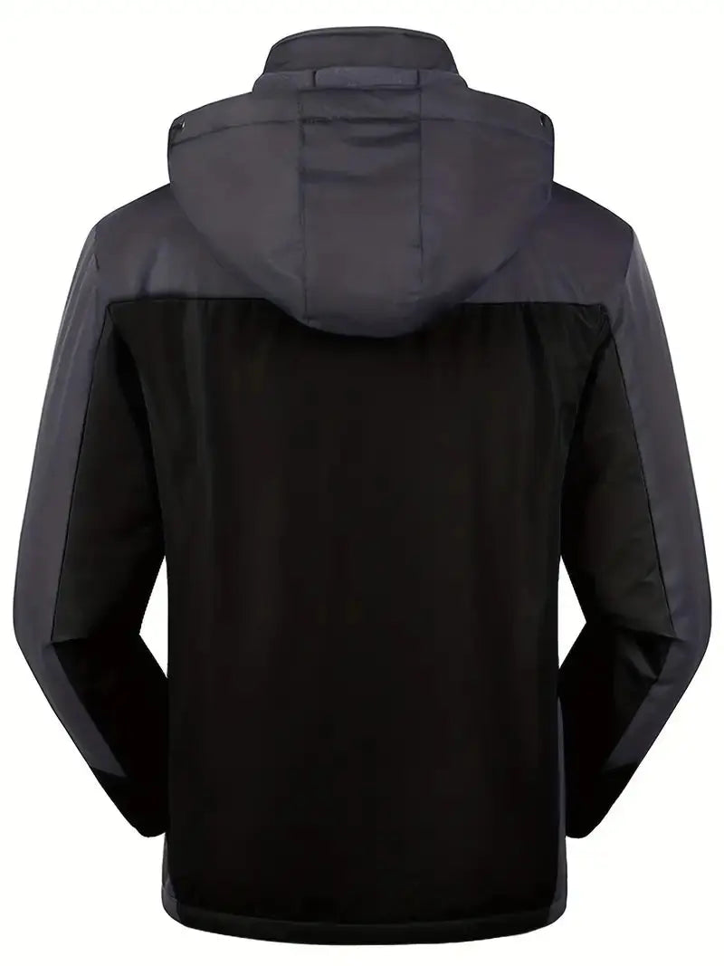 BouclierFroid - Veste d'hiver outdoor doublée, coupe-vent et imperméable