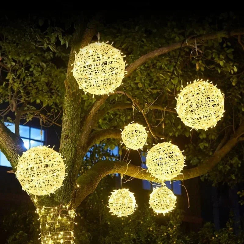 LumiSphère - Boules LED décoratives pour intérieur et extérieur