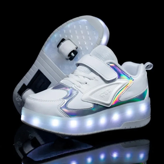 LumiRiders - Chaussures à Roues LED pour Enfants