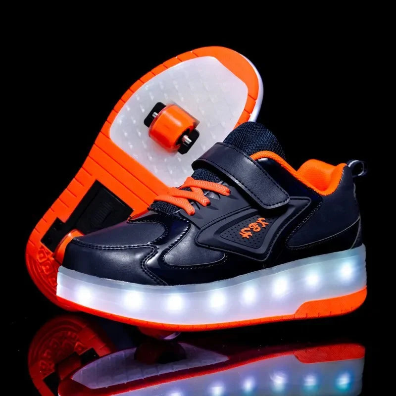 LumiRiders - Chaussures à Roues LED pour Enfants