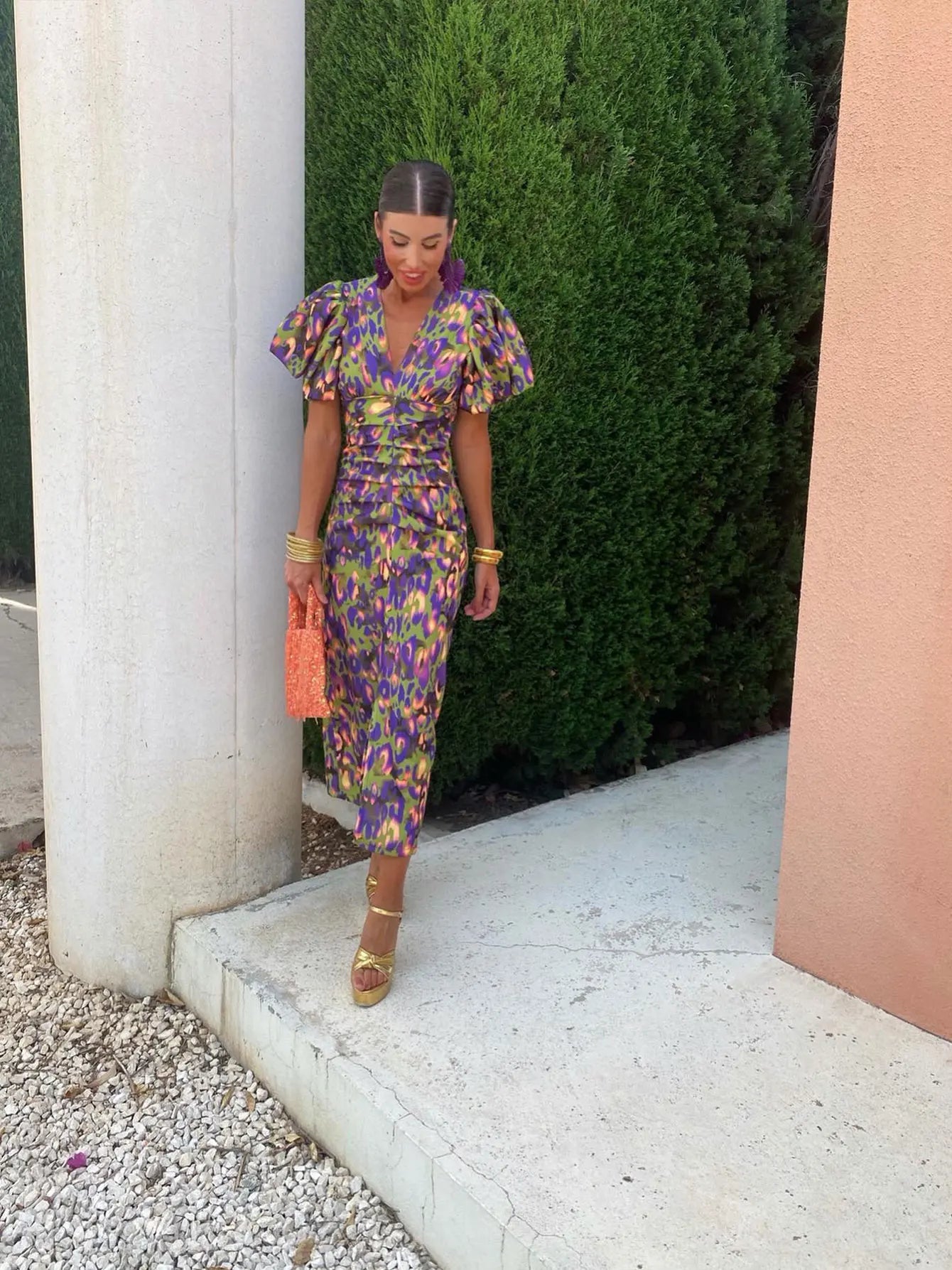 Chaveli | Robe D'Été Élégante À Manches Bouffantes Pour Femme | Maxi