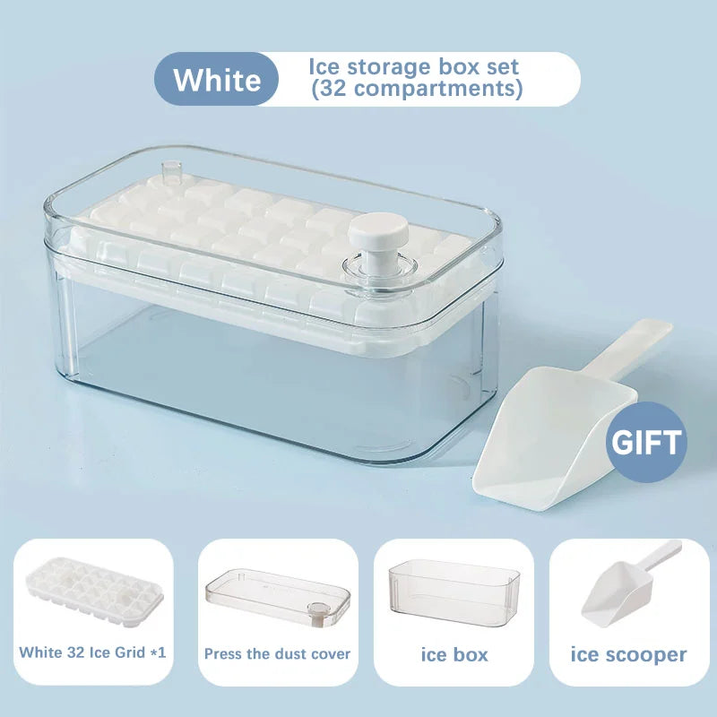 Bac à Glaçons en Silicone 32 Compartiments – Souple, Démoulage Facile & Sans BPA – FlexiFreeze
