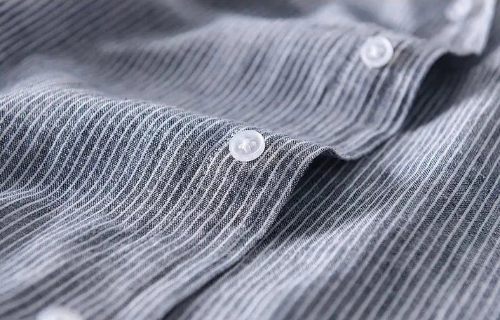 Arlo - Chemise en Lin à Capuche - Haut Décontracté Léger, Respirant et Élégant