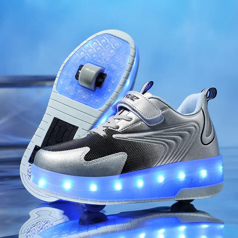 LumiRiders - Chaussures à Roues LED pour Enfants