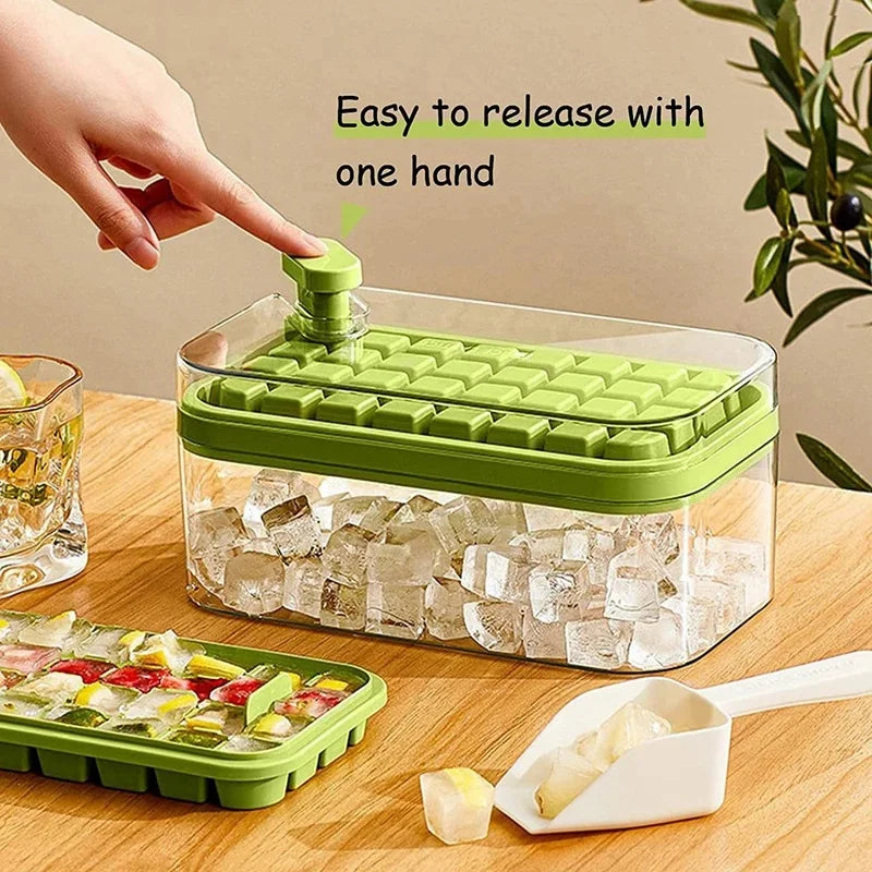 Bac à Glaçons en Silicone 32 Compartiments – Souple, Démoulage Facile & Sans BPA – FlexiFreeze