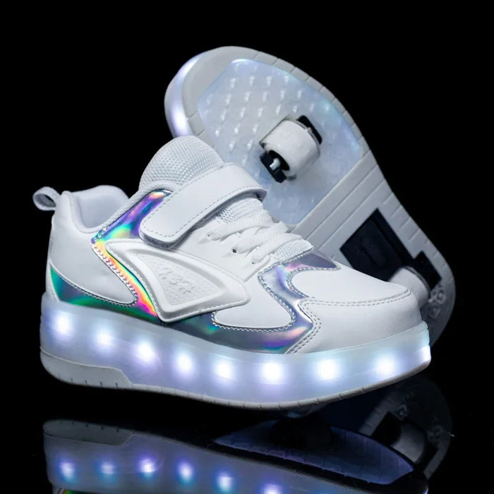 LumiRiders - Chaussures à Roues LED pour Enfants