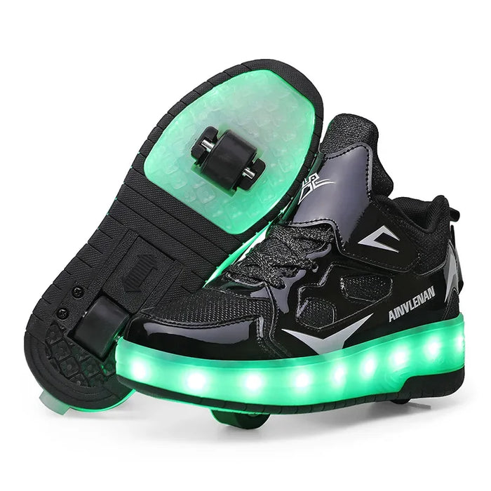 LumiRiders - Chaussures à Roues LED pour Enfants