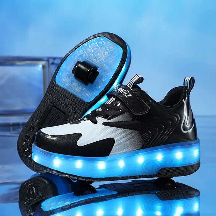 LumiRiders - Chaussures à Roues LED pour Enfants