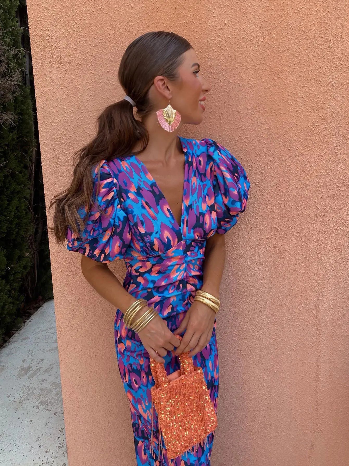 Chaveli | Robe D'Été Élégante À Manches Bouffantes Pour Femme | Maxi
