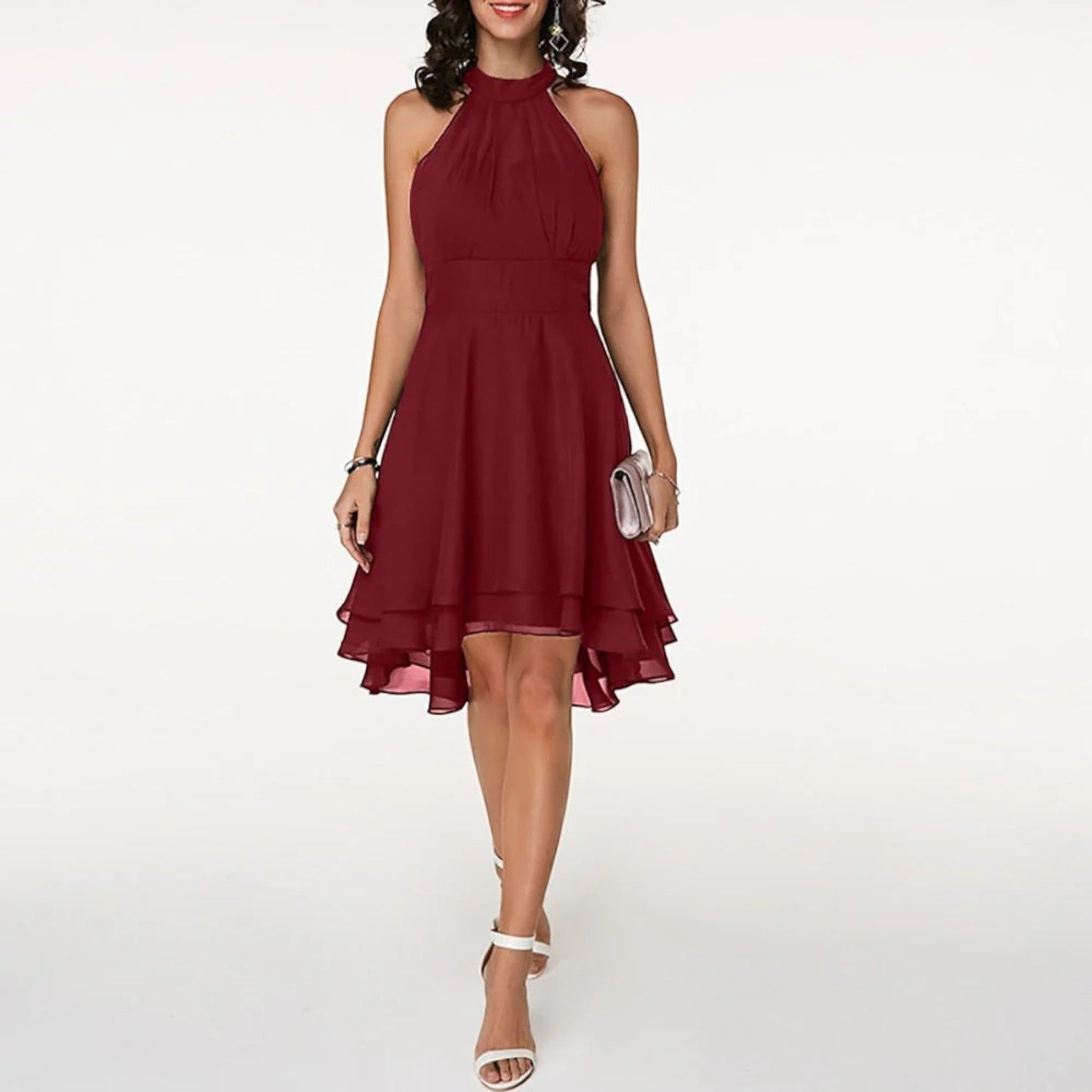 Elena | Robe De Cocktail Chic Pour Femme | Midi
