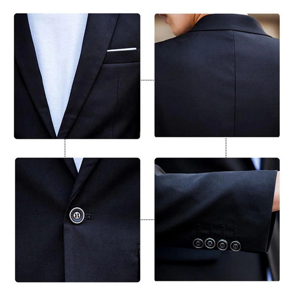 Costume d'Été Léger pour Homme – Deux-Pièces avec Veste et Pantalon pour Mariage, Bureau et Événements - Max