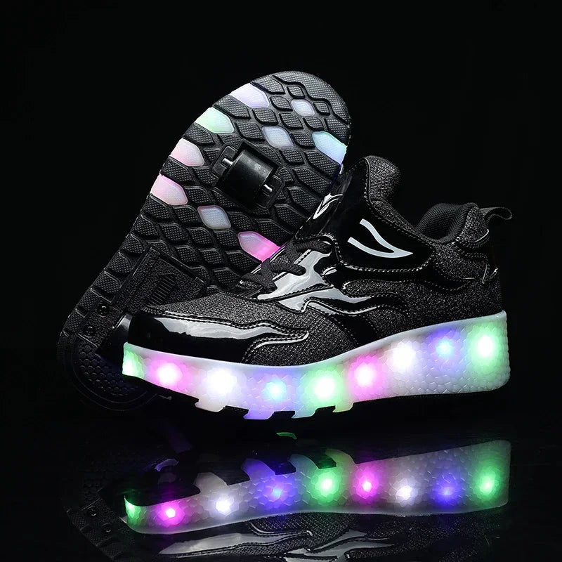 LumiRiders - Chaussures à Roues LED pour Enfants
