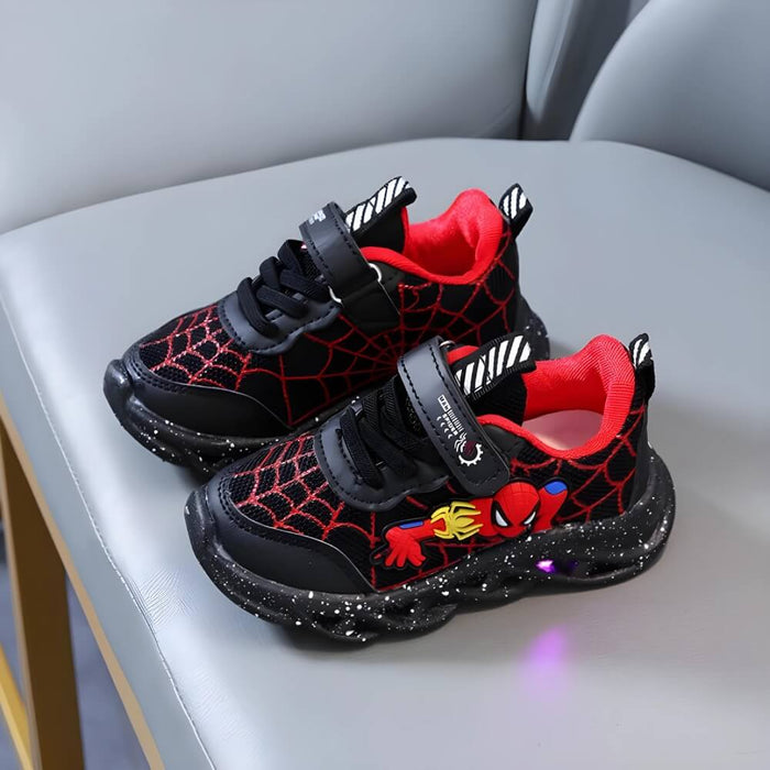 Sneakers LED Superhéros - Chaussures Tendance avec Lumières pour Enfants
