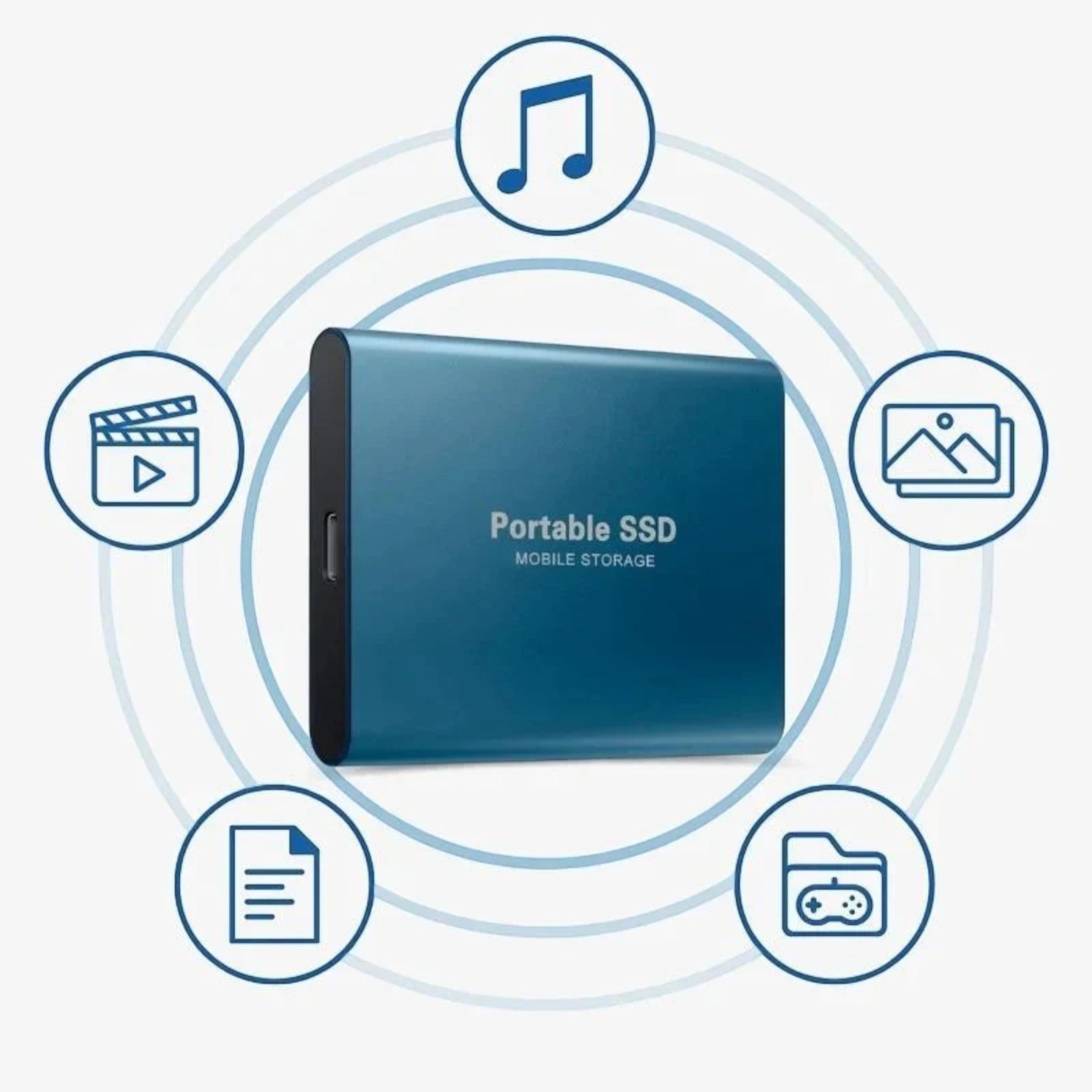 SSD Externe Ultra-Rapide 1TB à 16TB – Stockage Fiable et Performant – DataBlaze