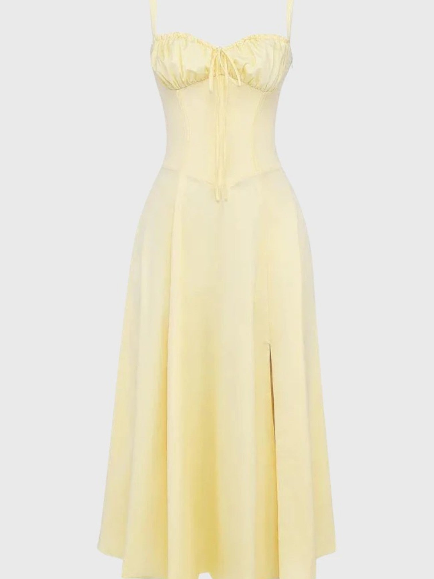 Sienna | Robe D'Été Fleurie Avec Fente Pour Femme | Midi