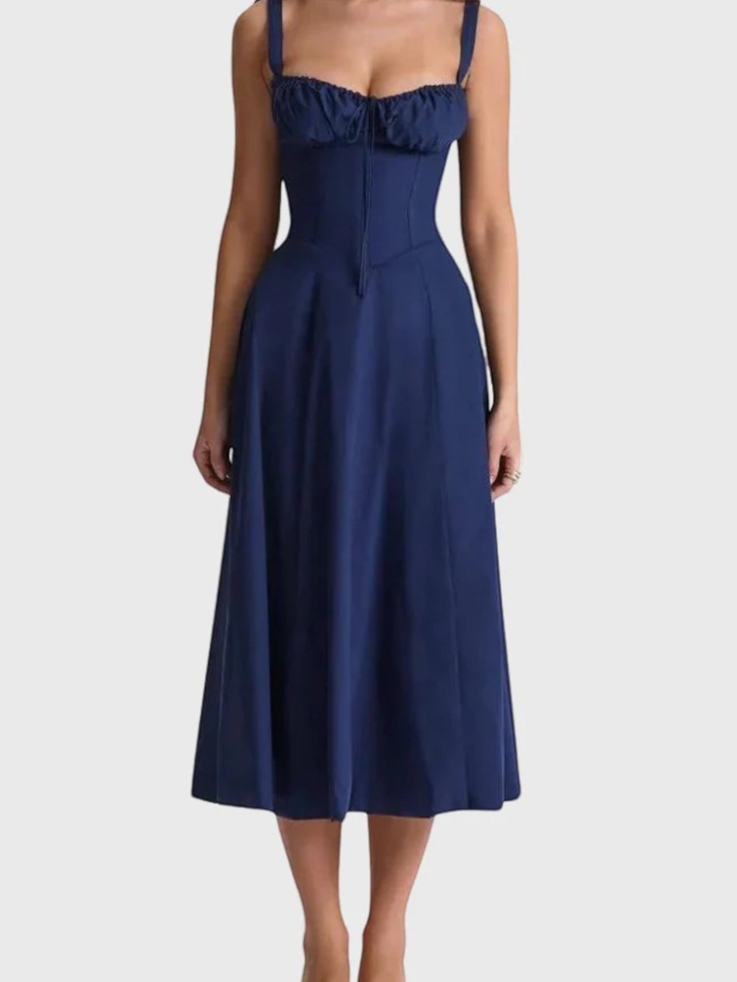 Sienna | Robe D'Été Fleurie Avec Fente Pour Femme | Midi