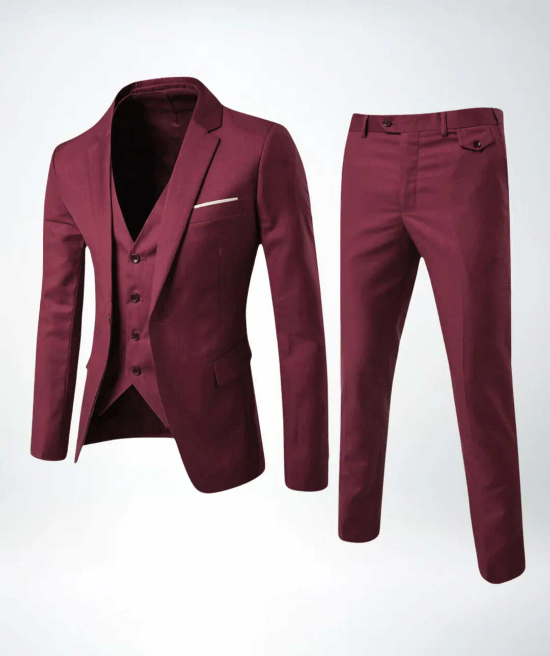 Costume Finn pour Homme – Ensemble Trois-Pièces avec Gilet, Élégance et Style