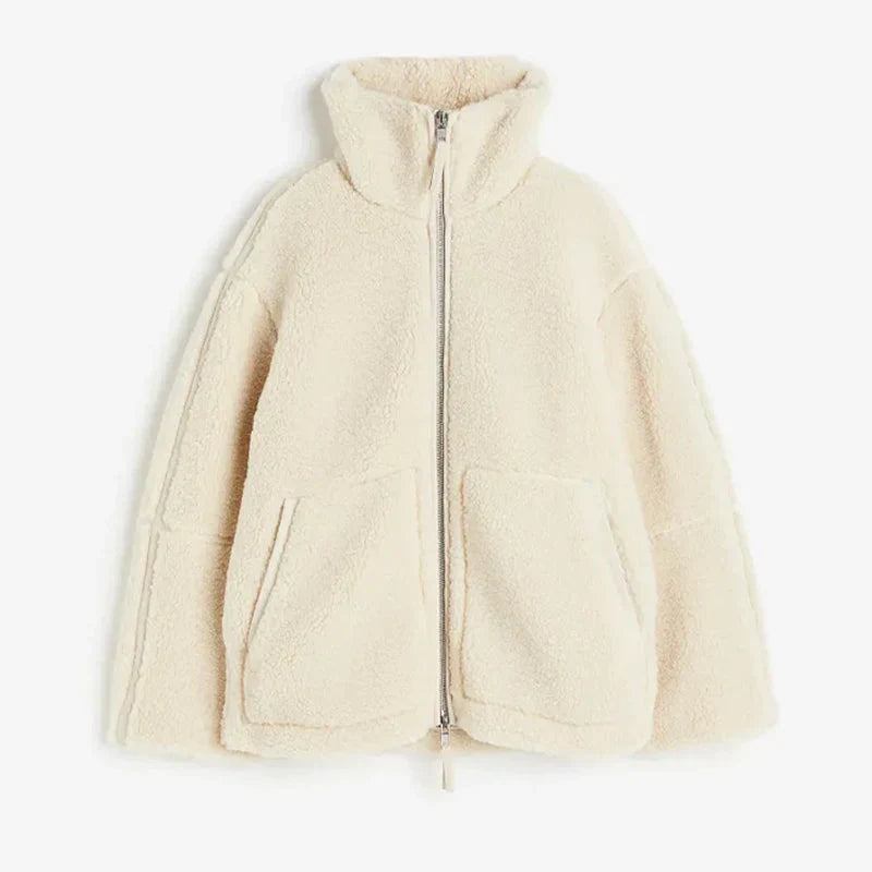 Charlotte - Veste en laine d'agneau pour femme