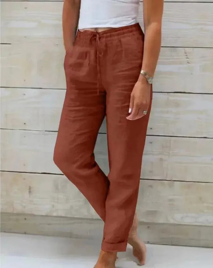 Pantalon Ample Stylé – Élégant, Confortable & Polyvalent – Flowza