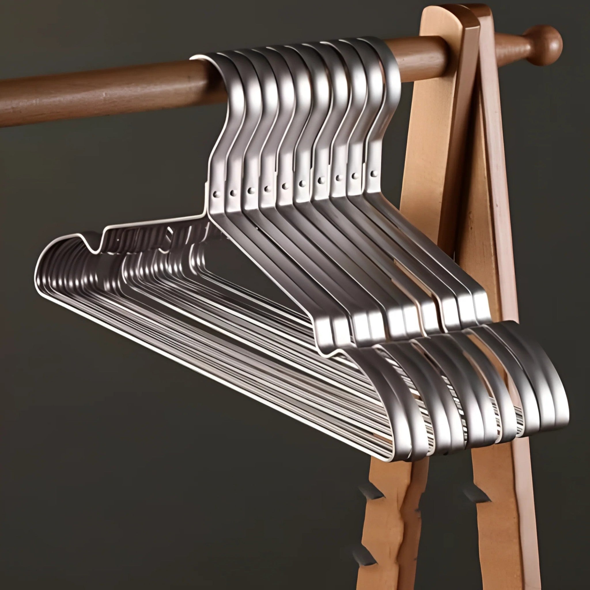 Cintres Antidérapants de Luxe – Pour un Rangement Élégant – VeluGrip