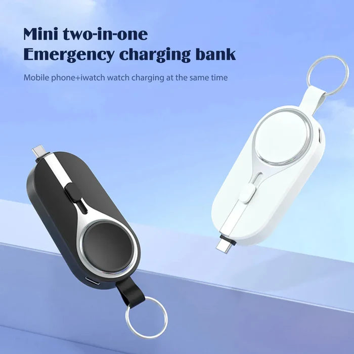 Clip de Charge Sans Fil Compacte - Alimentation Pratique et Portable