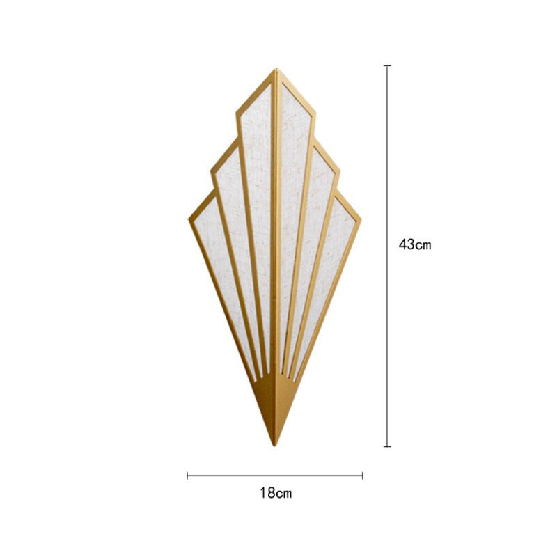 Applique Murale LED Triangulaire – Design Moderne en Métal Coloré