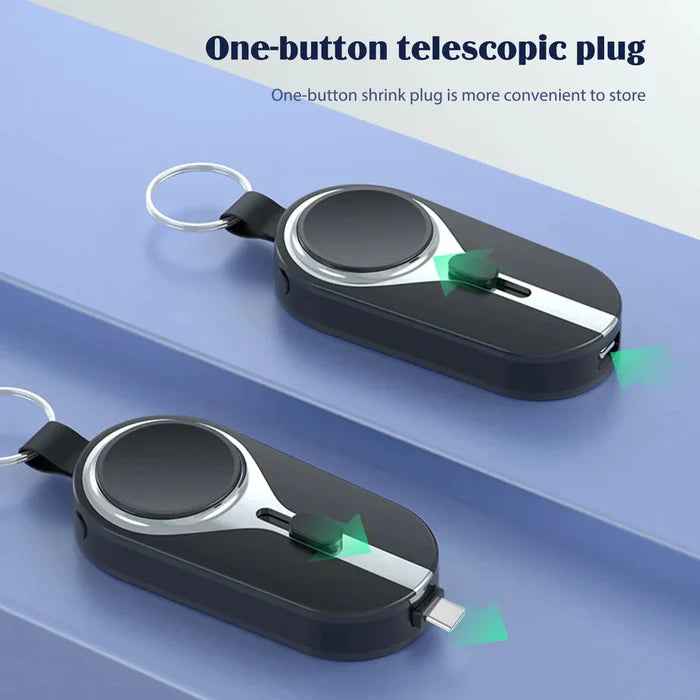 Clip de Charge Sans Fil Compacte - Alimentation Pratique et Portable