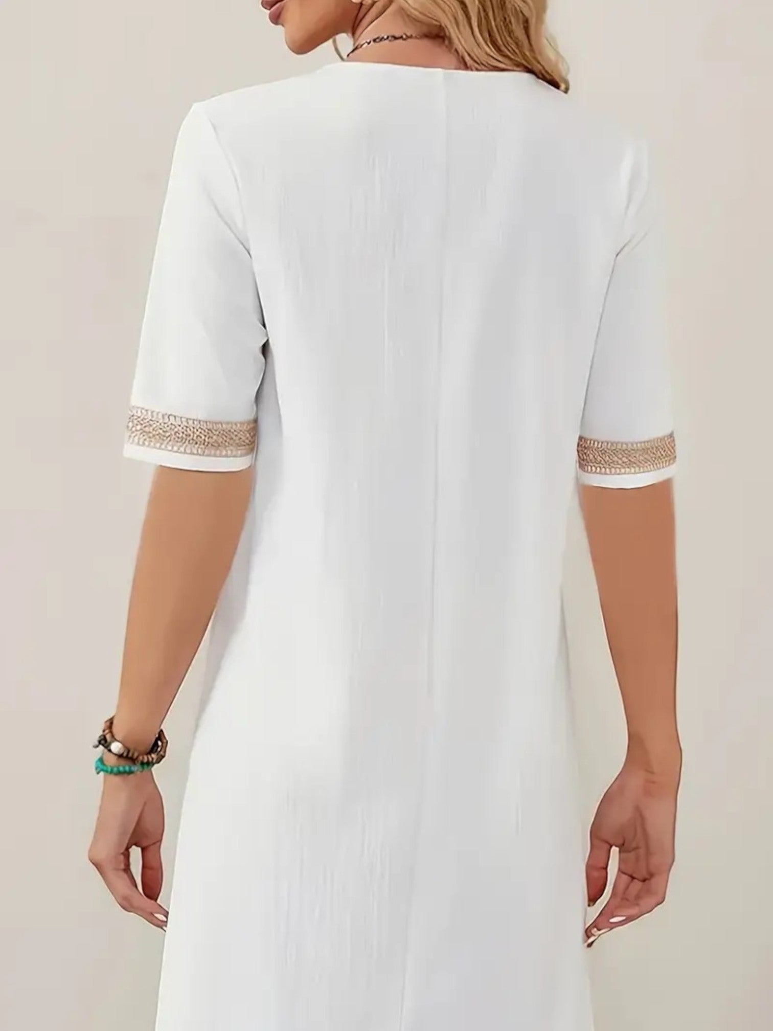 Claire | Robe Tunique Confortable À Col En V Pour Femmes