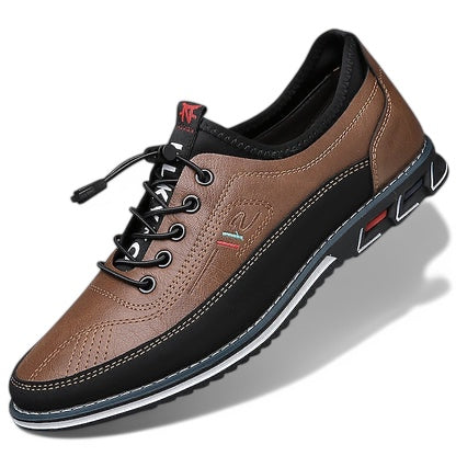 Alexandre - Baskets casual pour homme en cuir antidérapant, confortables pour un usage quotidien