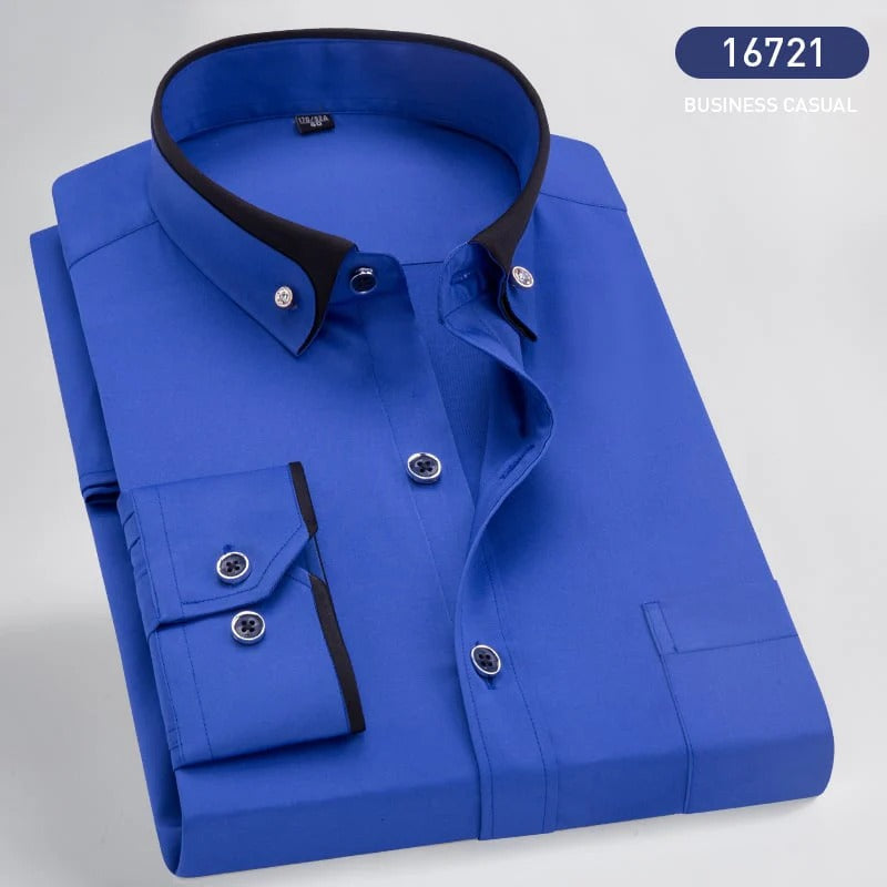 Chemise à Manches Longues pour un Style Printanier Intemporel 2025 – Marvin