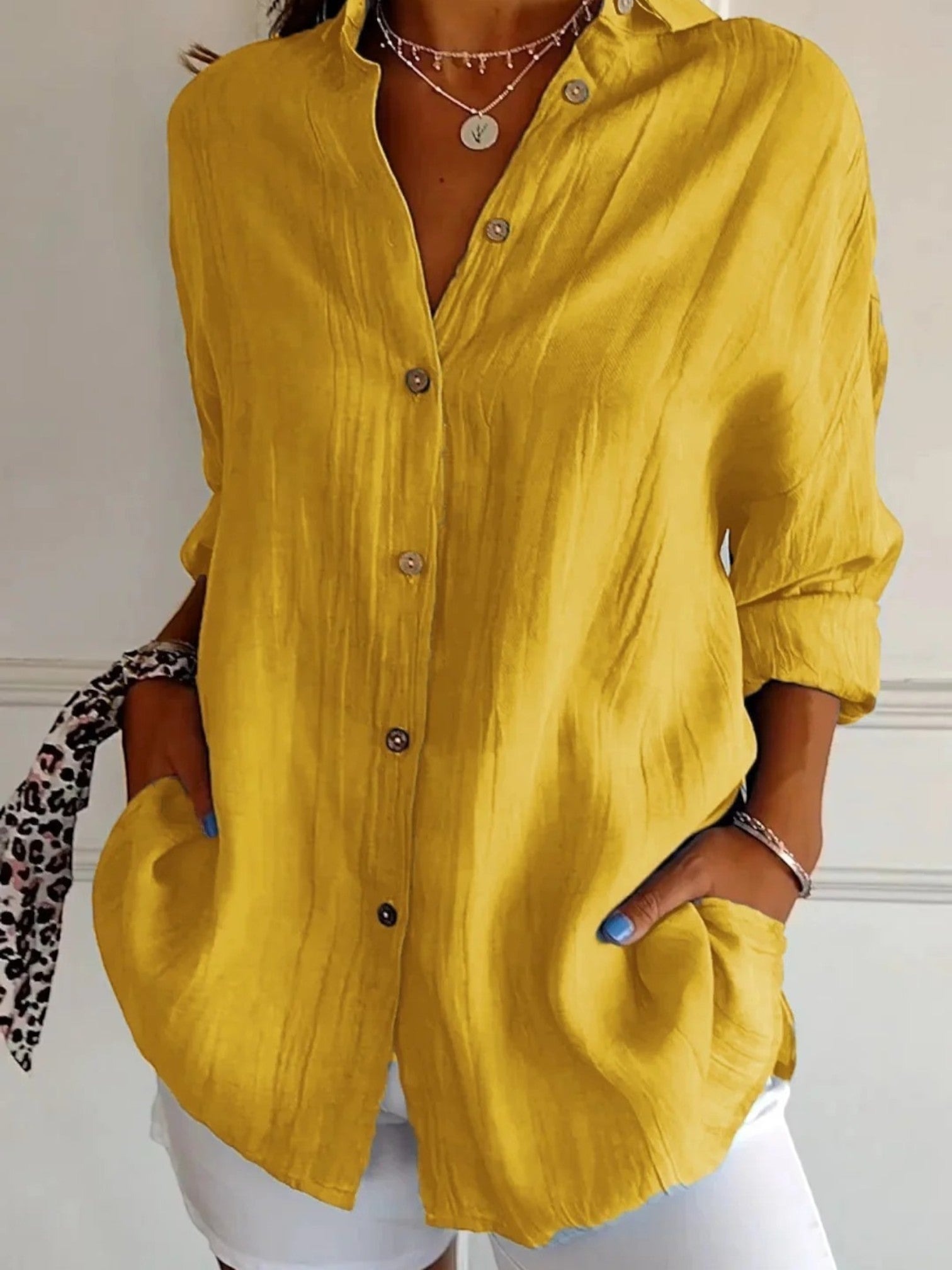 Amélie | Chemisier Chic À Col En V Pour Femme