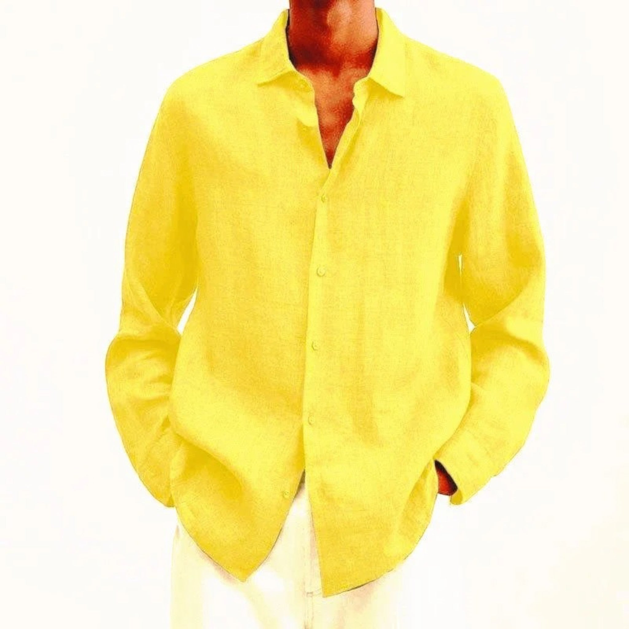 Axel | Chemise Décontractée À Manches Longues Pour Hommes