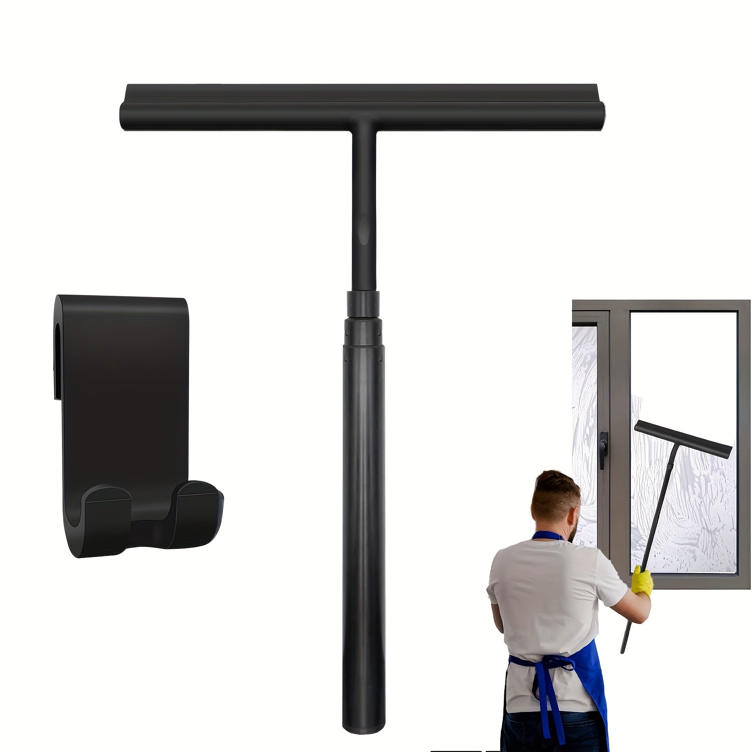 Raclette de Douche Télescopique Sanitair-Deluxe – Nettoyage Confortable et Efficace Sans Se Pencher