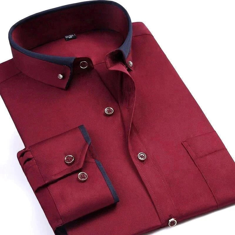 Chemise à Manches Longues pour un Style Printanier Intemporel 2025 – Marvin