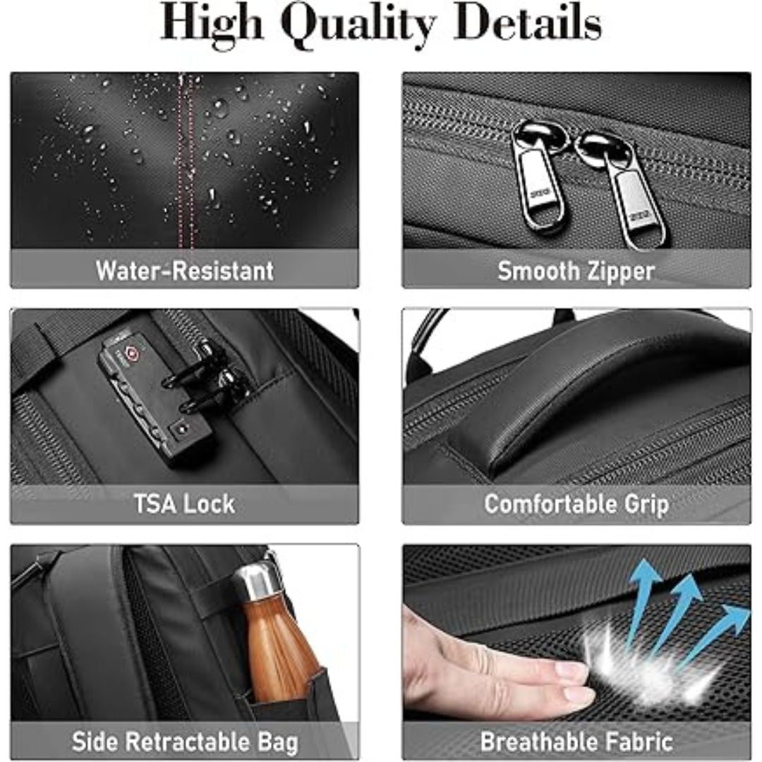 Sac à Dos de Voyage avec Compression sous Vide – Gain de Place et Praticité