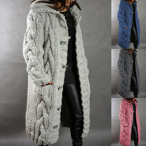 Gallanto - Manteau en tricot douillet pour femme