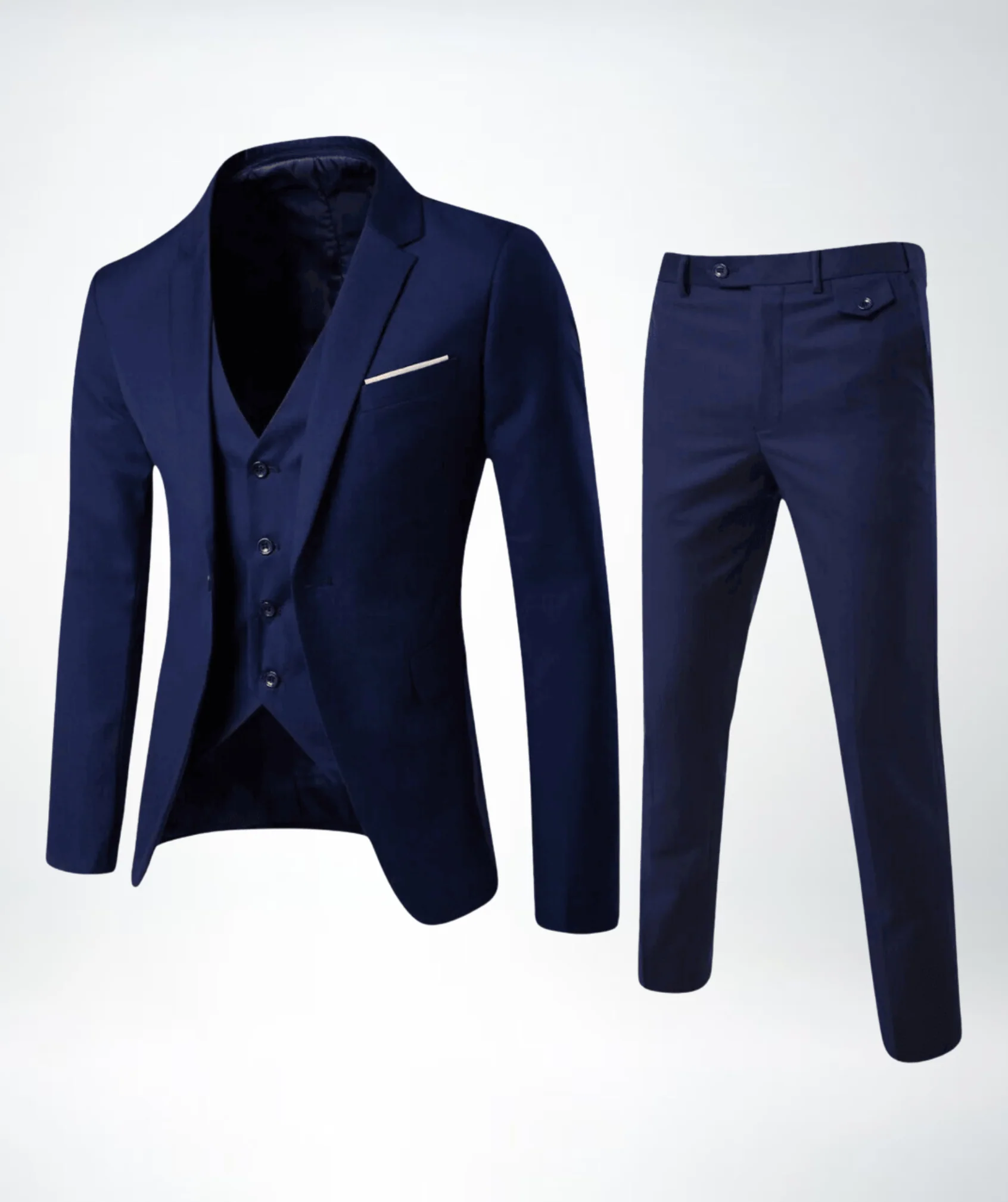 Costume Finn pour Homme – Ensemble Trois-Pièces avec Gilet, Élégance et Style